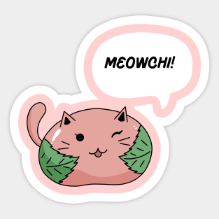 Meowchi Sticker